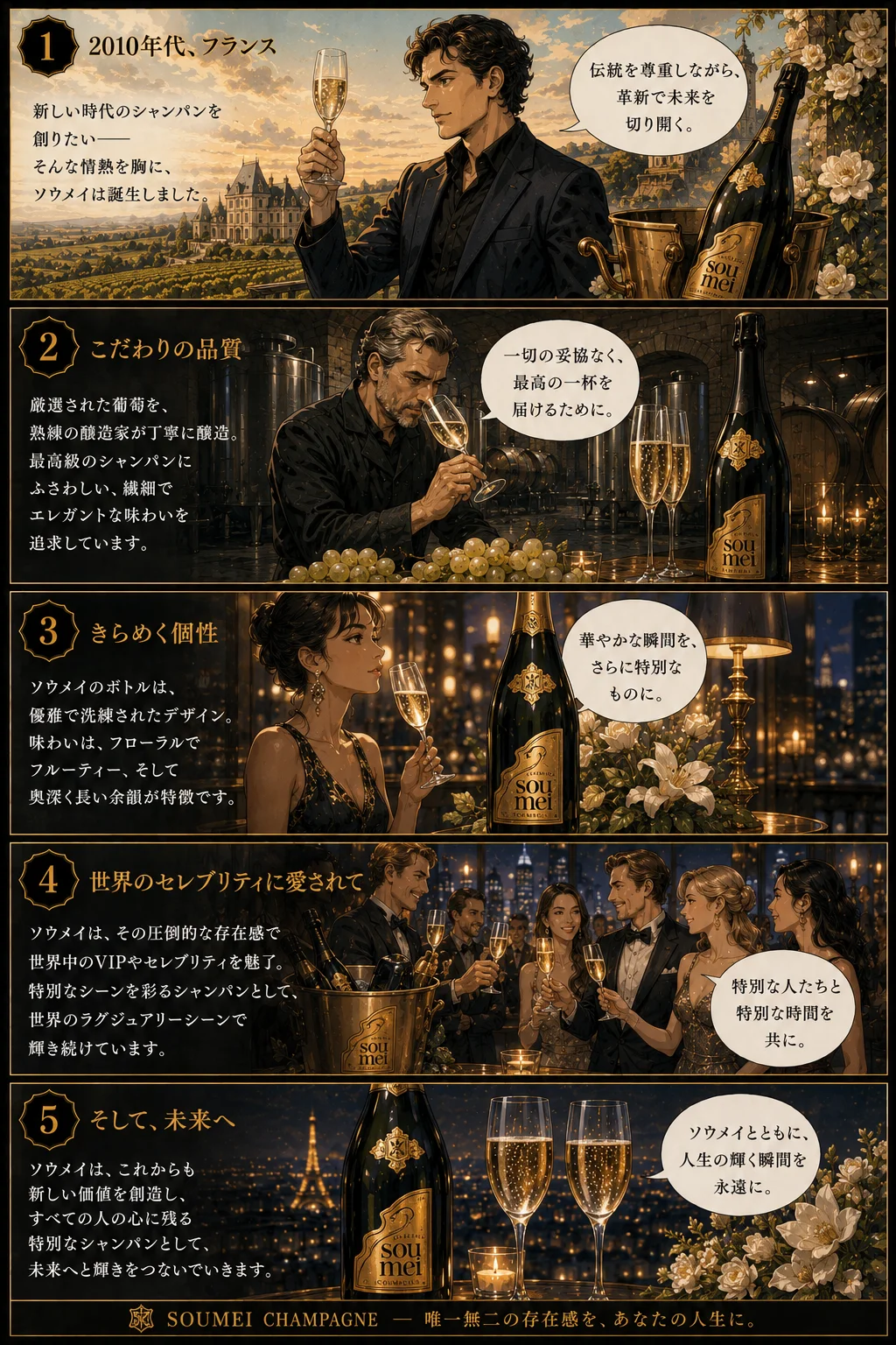 ソウメイの物語 全5コマ